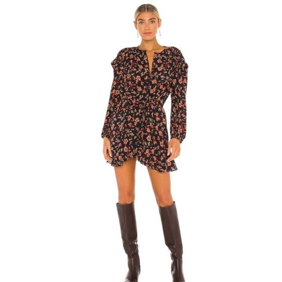 Free People Field Dreams long sleeve tunic dress